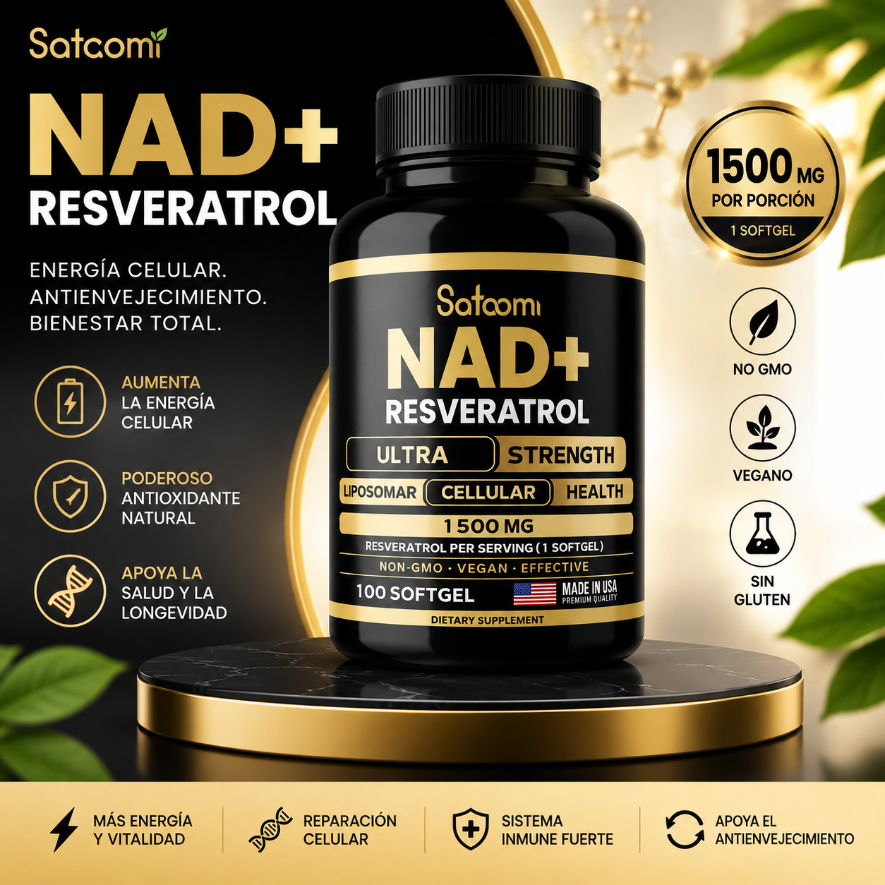 NAD + RESVERATROL